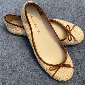American Eagle Fabric Textured Flats